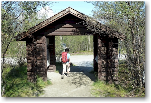 ende des kungsleden in abisko