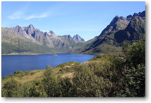 seitenarm des austnesfjorden