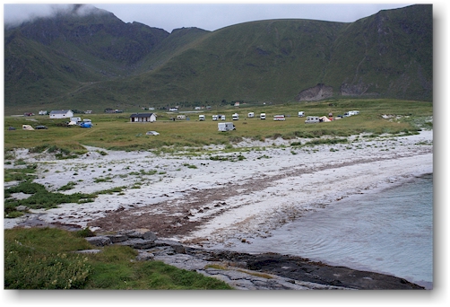 kueste beim campingplatz bei fredvang