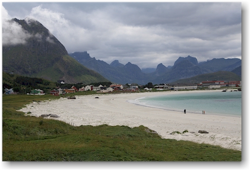 "karibischer" sandstrand bei ramberg