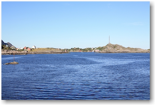 blick auf die bucht bei a