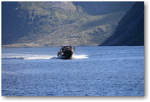 M/S ahav auf dem kjerkefjorden