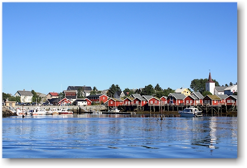 rorbus am hafen von reine