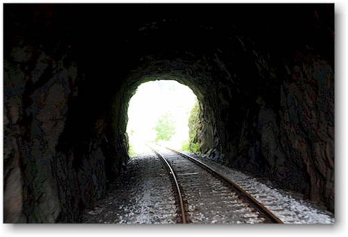 erste tunnel-durchfahrt