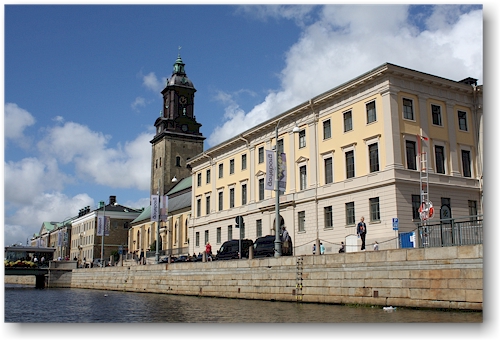 radhuset und christine kyrka in goeteborg