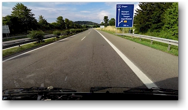 unterwegs auf der A81