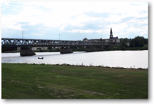 doppelstoeckige bruecke bei rovaniemi, FI