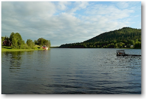 abendstimmung am immeljaervi bei levi, FI