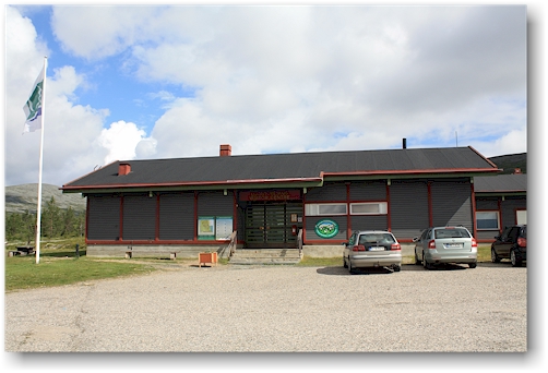 visitor center pallastunturi im nationalpark pallas-yllaestunturin, FI