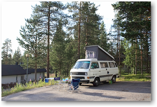 unser joker auf dem campingplatz levilehto bei levi, FI