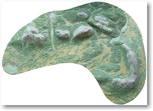 relief des yllaestunturin fjaell