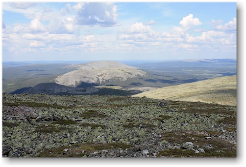 aussicht vom yllaestunturi