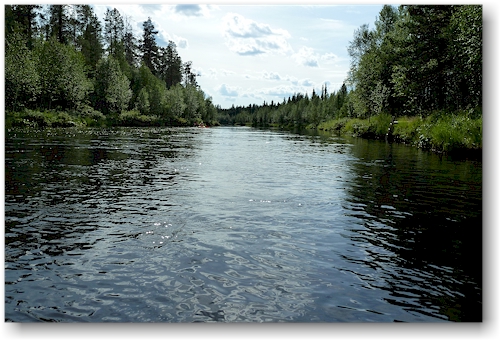 kajaktour auf dem aekaesjoki