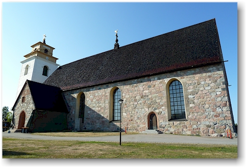 kirche im kyrkstad von gammelstad