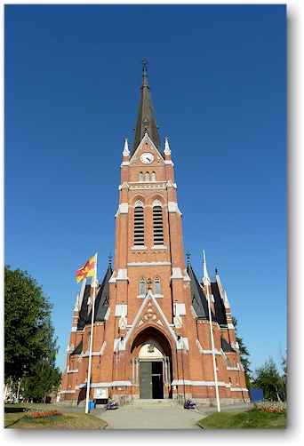 kirche im stadtzentrum vom lulea, SE