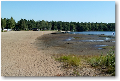sandstrand beim first camping lulea