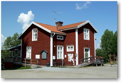 empfang und restaurant auf dem camping vindeln