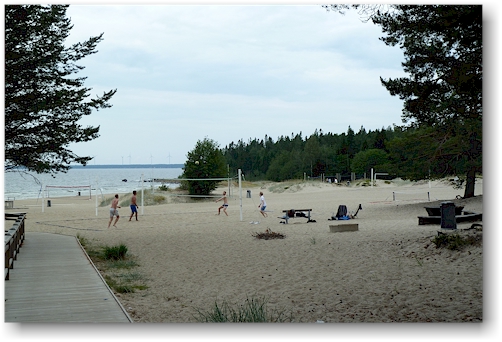 beach volleyball bei bettnessand, SE