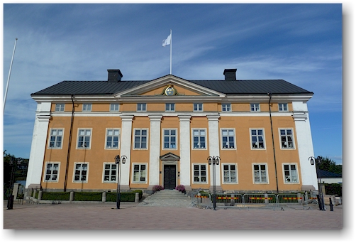 altes rathaus am stora torget in haernoesand, SE