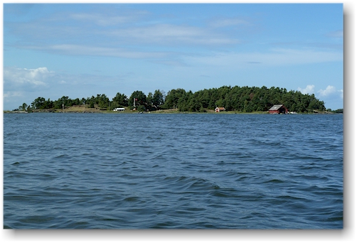 insel im vaenern mit ferienhaeuser