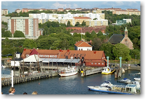 yachthafen und restaurant klippans bei goeteborg, SE