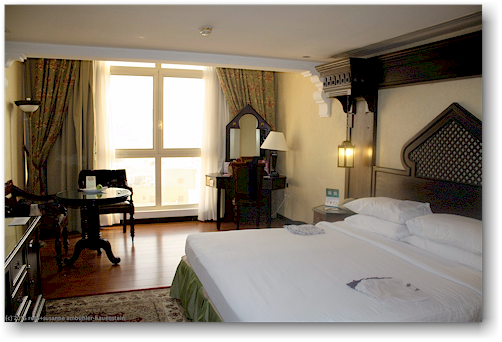 unser zimmer im arabian courtyard hotel & spa in dubai