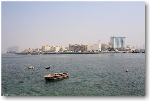 blick auf den creek in dubai