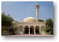 moschee in der bastakiya, altstadt von dubai