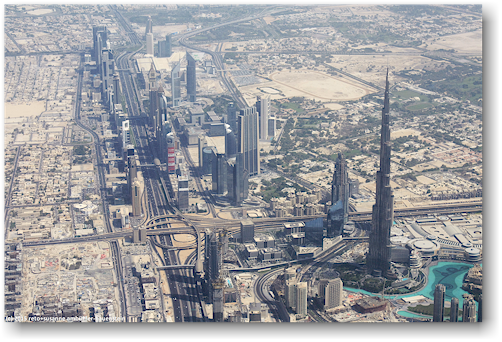 burj khalifa und financial destrict in dubai