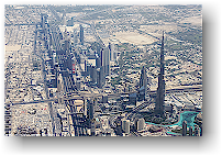 burj khalifa und financial destrict in dubai