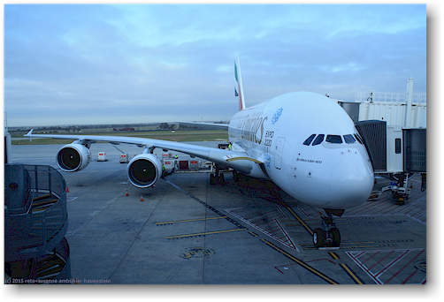 airbus A380 auf dem flughafen melbourne