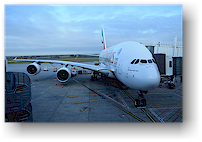 airbus A380 auf dem flughafen melbourne
