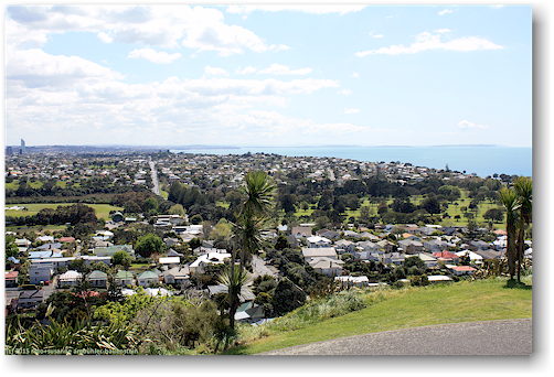 blick vom mount victoria reserve auf devonport