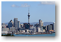 blick vom mount victoria reserve bei devonport auf downtown auckland