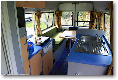 VW campervan LT 35 KoruS/T2BerthXL von wendekreisen - wohnraum