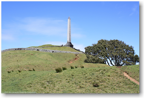 memorial auf dem one tree hill in auckland
