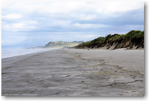 sandstrand an der ohope beach