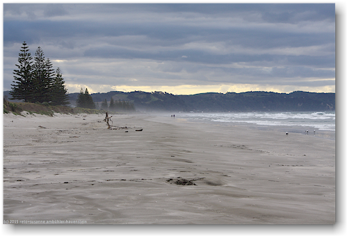 sandstrand an der ohope beach