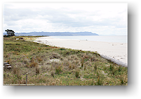 sandstrand bei waihi beach
