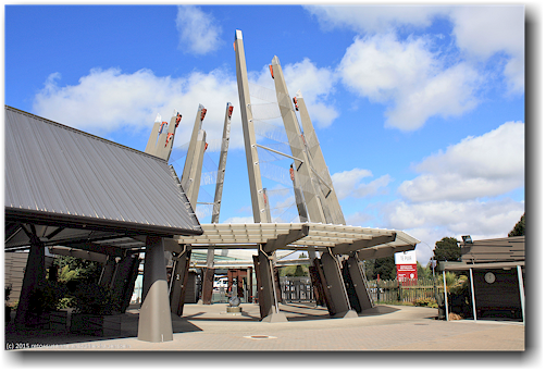 eingang zum te puia in rotorua