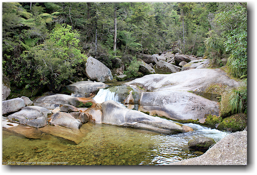 cleopatras pool im abel tasman national park