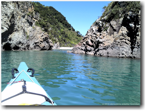 bucht beim abel tasman point bei pohara