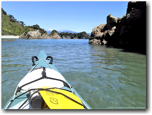 bucht beim abel tasman point bei pohara