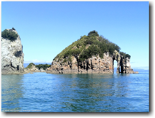 felstunnel beim abel tasman point bei pohara