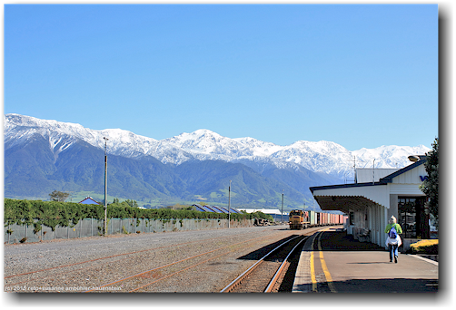bahnhof bei kaikoura