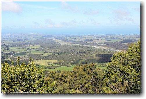 ausblick vom fyffe lower lookout auf die umgebung von kaikoura