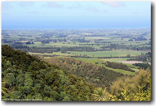 ausblick vom fyffe lower lookout auf die umgebung von kaikoura