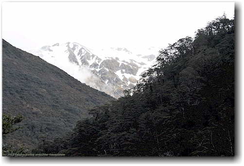 blick vom arthur's pass auf die umliegenden berge