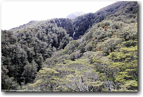 wasserfall auf dem arthur's pass