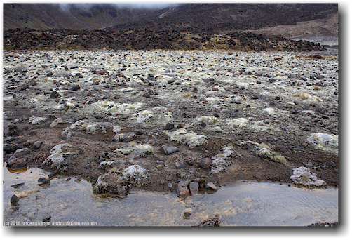 talboden bei den soda springs entlang des tongariro alpine crossing track